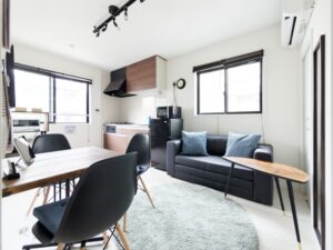 家具の配置にこだわった部屋のインテリア
